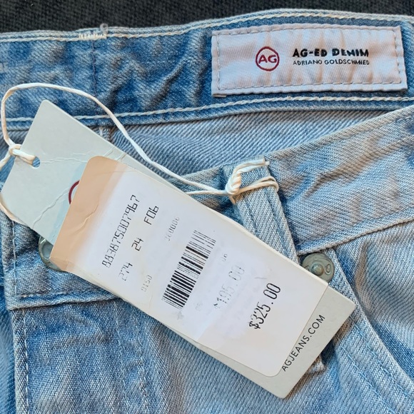 HP BEST IN JEANS 👖 AG Jeans NWT $325!! Raw Hem, 31 new denim Adriano with tag - Picture 3 of 7